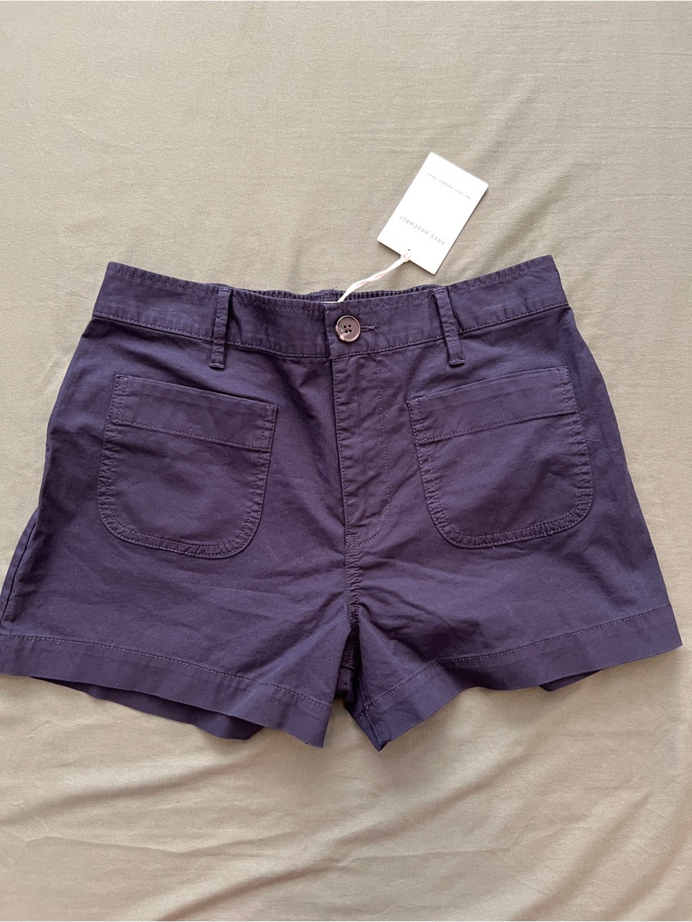 Women’s Navy Patch Pocket Shorts Size S